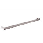 Ivano Brushed Nickel Single Towel Rail 800